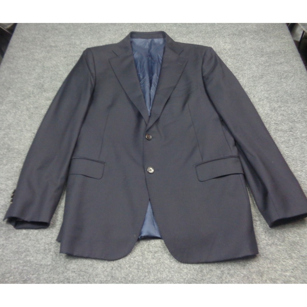 Suitsupply Canonico Blazer Blue Size 42 R Super 110's Sport Coat Surgeon Cuffs
